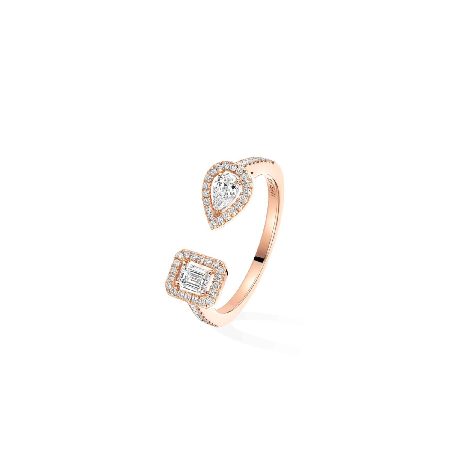 Mes1kaa my twin toi & moi ring 2x 0.15ct 06471